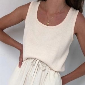 St John Wool Blend Tank Top